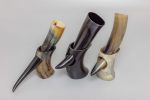 Genuine Horn Drinking Horn with Genuine Horn Table Stand