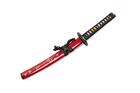 Shoguns Red Rage Tanto with 1095 Makuri Lamination