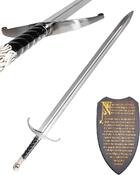 Expensive Direwolf Sword with Plaque