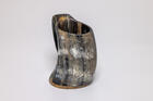 Natural Horn Tankard  Raven Design