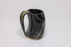 Natural Horn Tankard  Wolf Design