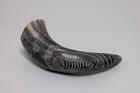 Natural Drinking Horn  Norse Longship Design