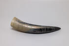 Natural Drinking Horn  World Tree Design