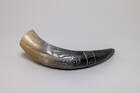 Natural Drinking Horn  Fenrir (Wolf) Design