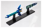 Broken Blue Sword with Light and Voice Metal handle with Acrylic