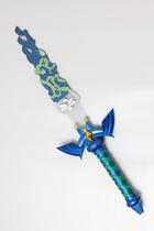 Broken Blue Sword with Light and Voice Metal handle with Acrylic
