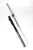 Black Katana with Blue Dragon