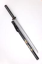 Black Katana with Golden Dragon