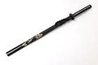 Black Katana with Golden Dragon