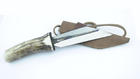 Small Scramsax, Stag Antler Handle, Stainless Steel Blade