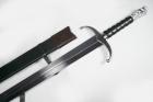 Snow Direwolf Sword with Plaque and Sheath