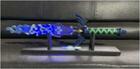 Broken Blue Sword with Light and Voice Metal handle with Acrylic