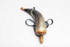 Powder Horn with Leather Strap