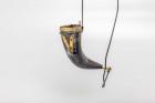 V for Viking Drinking Horn with Leather Strap