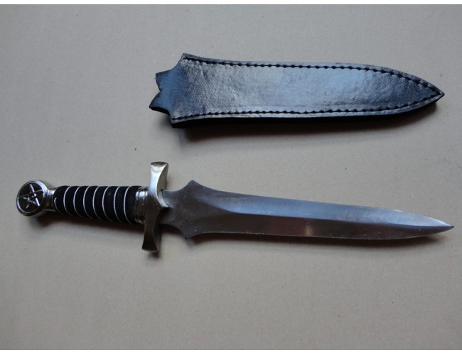 Athame with silver wrap