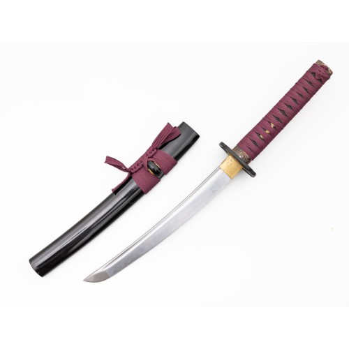 Karōshi Handforged Tanto in 1095 Clay Tempered