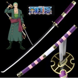 Metal White, Pink  and Purple Sword