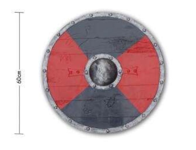 Fiberglass Viking Shield 1