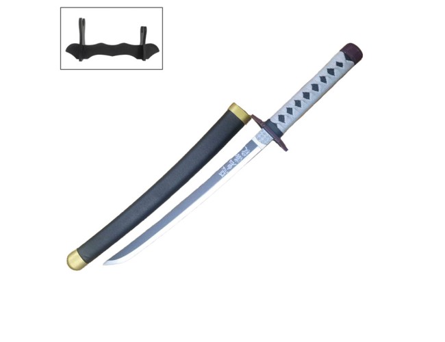 40cm Metal Manga Sword Style 29 on Stand