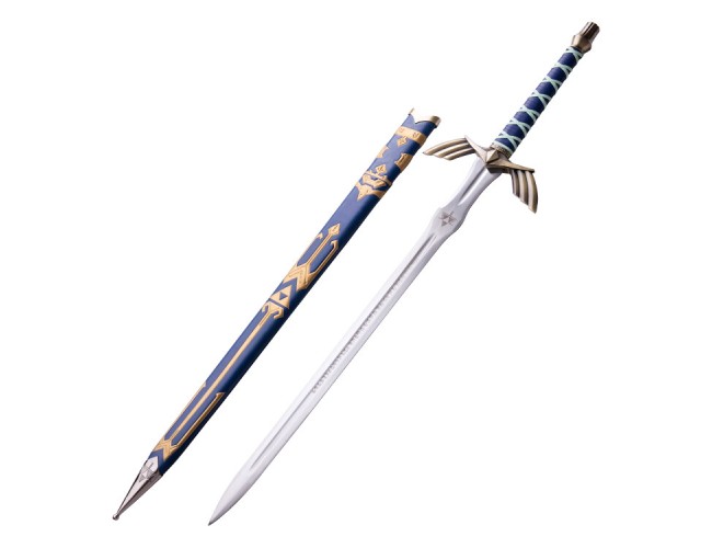 Deluxe Blue Sword Handmade Folded Steel