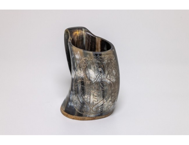Natural Horn Tankard – Raven Design Natural Horn Tankard – Raven Design