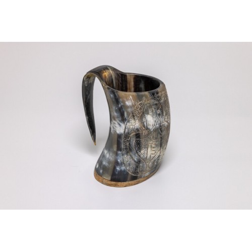 Natural Horn Tankard – Raven Design Natural Horn Tankard – Raven Design