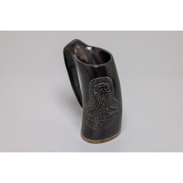 Natural Horn Tankard – Mjölnir Design Natural Horn Tankard – Mjölnir Design