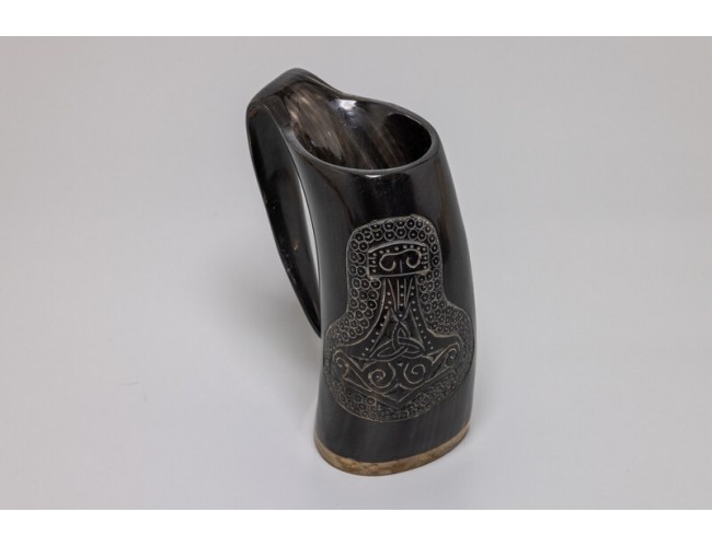 Natural Horn Tankard – Mjölnir Design