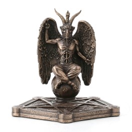 Baphomet Incense Stick Burner Pentagram Base