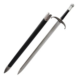 Folded Steel Handmade Direwolf Sword Folded Steel Handmade Direwolf Sword