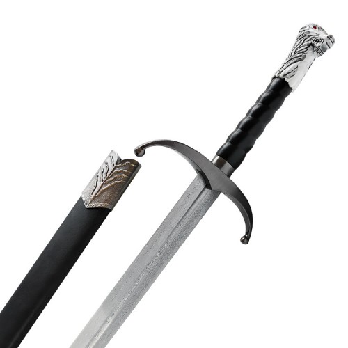 Folded Steel Handmade Direwolf Sword