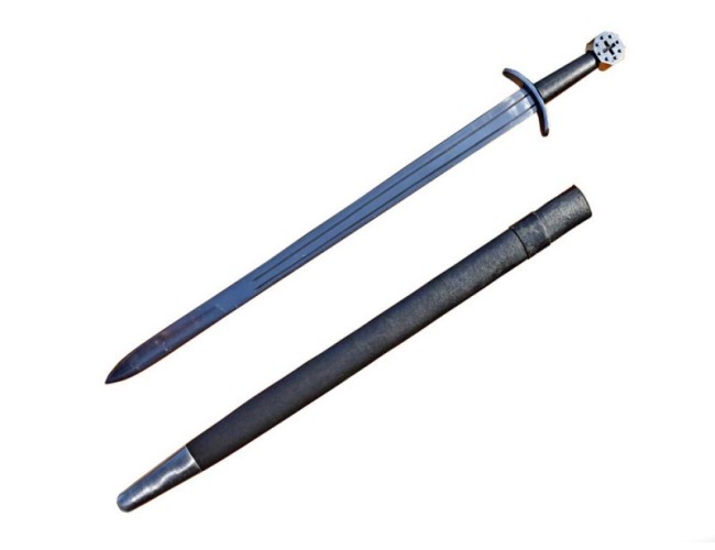 Full Tang Battle Ready Crusader Sword (Ultra Temper)