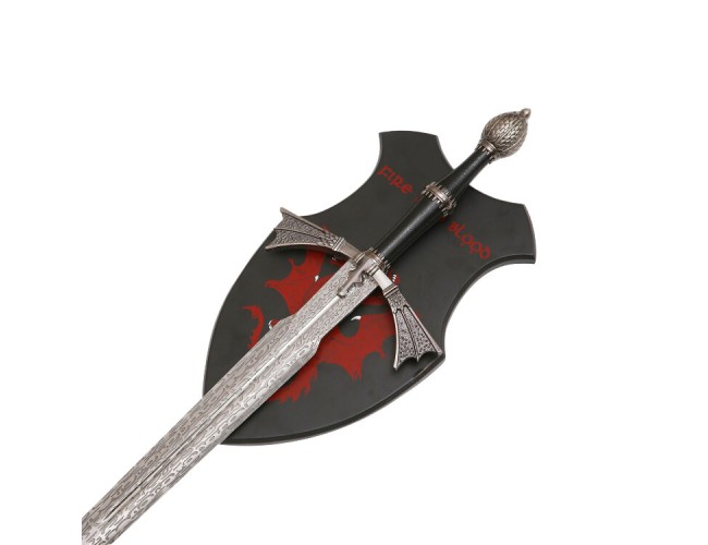 Sword of Dragon Fire 2 with Plaque no Sheath