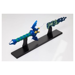 Broken Blue Sword with Light and Voice Metal handle with Acrylic