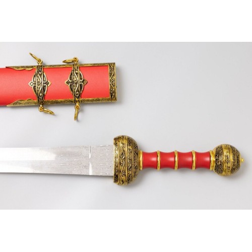 Roman Gladius in Red