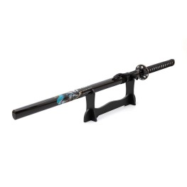 Black Katana with Samurai Warrior Black Katana with Samurai Warrior