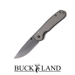 Buckland Smooth Black Folding Knife