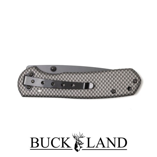 Buckland Smooth Black Folding Knife