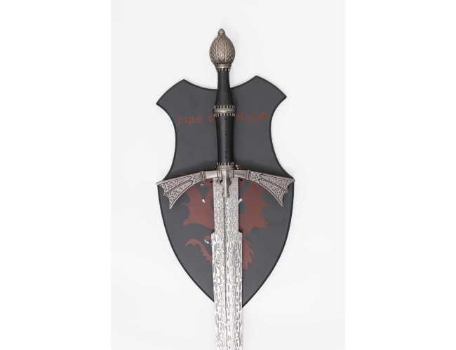 Sword of Dragon Fire 2 with Plaque and Sheath