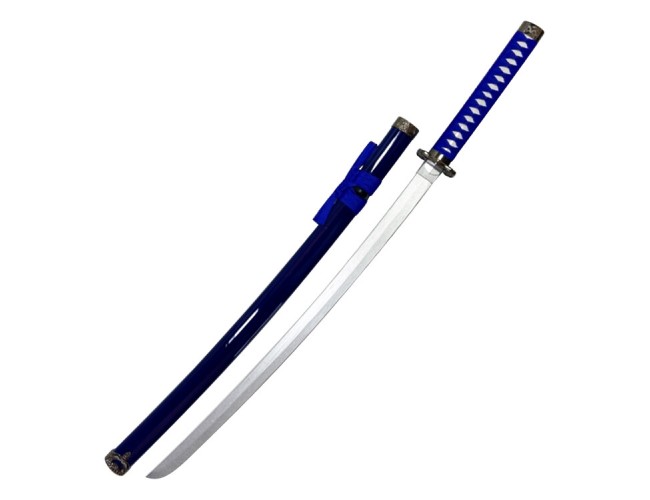 Wood Blue Katana