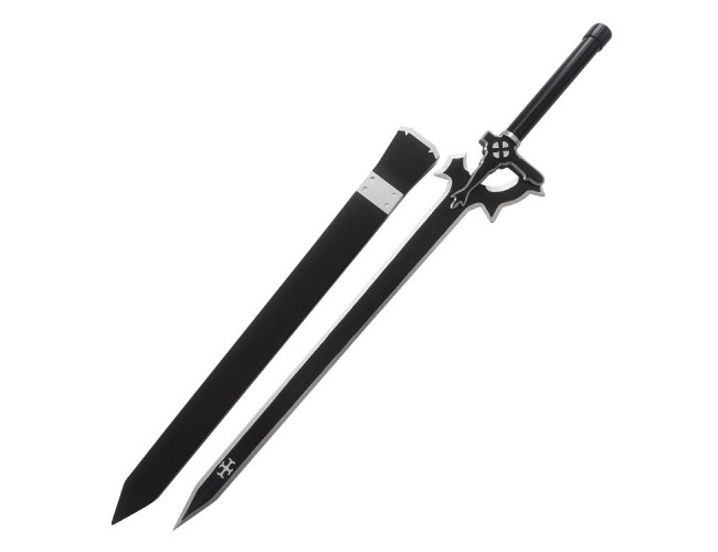 Wood Black / Silver Sword