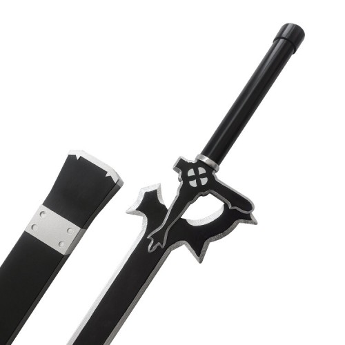 Wood Black / Silver Sword