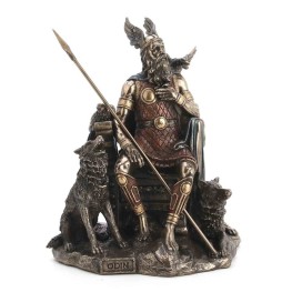 Odin Sitting with Wolves and Crows