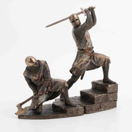 Knights Templar Castle Staircase Battle