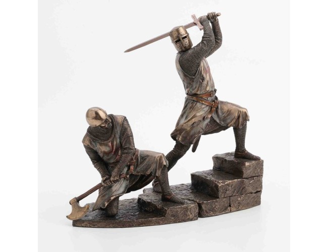 Knights Templar Castle Staircase Battle