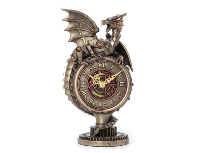 Steampunk Dragon Clock
