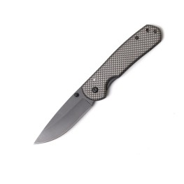 Smooth Black Folding Knife
