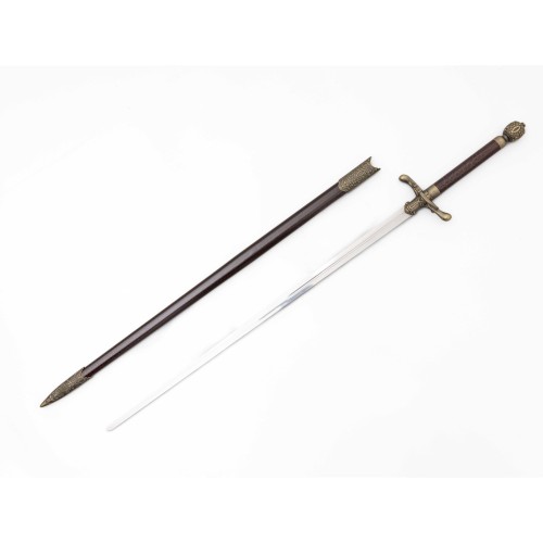 Young Female Assassin Sword with Plaque and Sheath Expensive Version