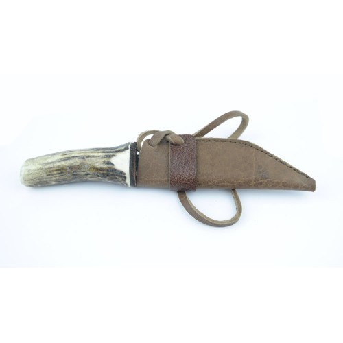 Small Scramsax, Stag Antler Handle, Stainless Steel Blade