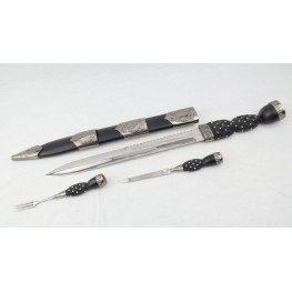 Scottish Dirk with Knife and Fork